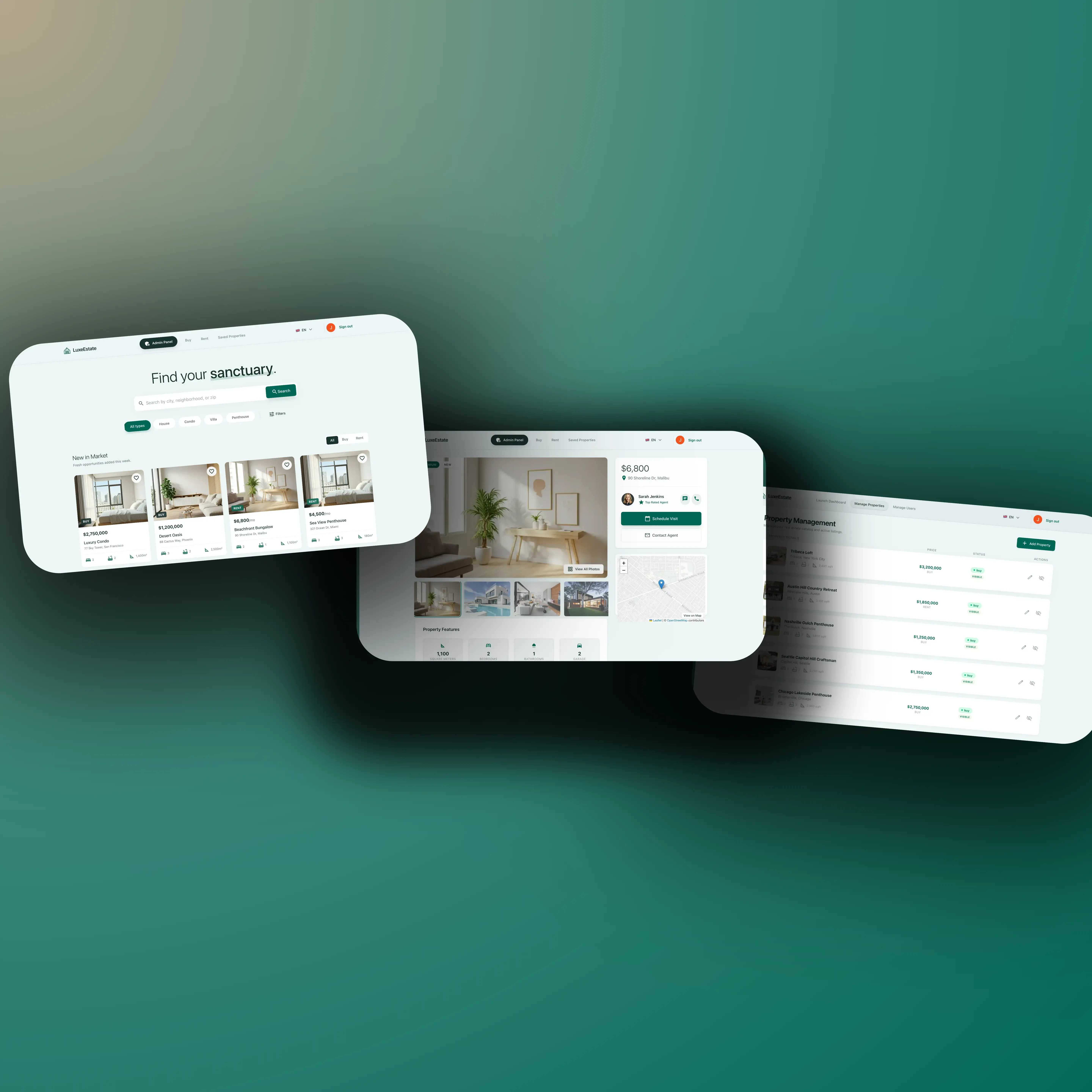 Architectural representation of Luxe Estate: Minimalist architectural visualization of a luxury estate with clean lines, sharp edges, and dramatic monochromatic lighting